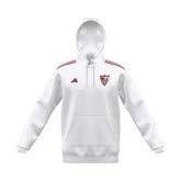 Sudadera adulto con capucha Sevilla FC 25/26 blanca